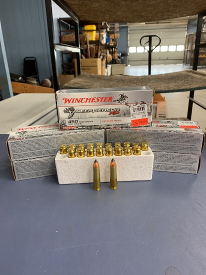 100 RDS (5-20 rd boxes) Winchester Deer Season XP 450 Bushmaster 250 gr Extreme Point