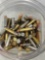 Jar assorted live ammo(may be some brass)