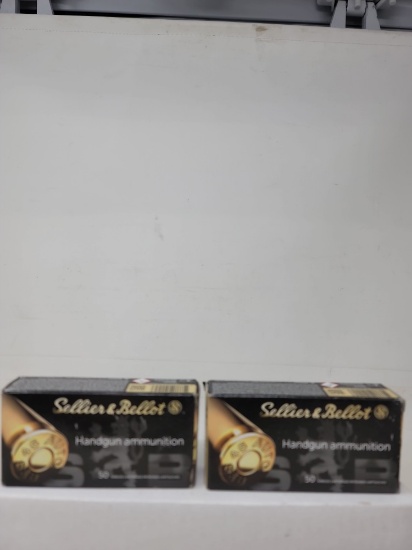 2-50 rnd box Sellier & Bellot 45 acp 220gr