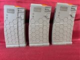 3 HexMag HX-SR25 7.62x51mm NATO Magazines