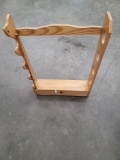 Wooden 4 gun rack