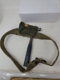 GI belt with hatchet
