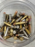 Jar assorted live ammo(may be some brass)