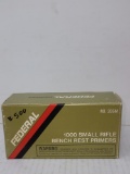 500 count Federal Small Rifle Bench Set Primers
