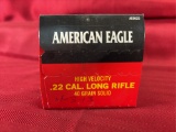 Sealed Case 500 RDS 22LR Federal American Eagle High Velocity 40 gr Solid