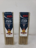 2-100 rnd box CCI Mini Mag 22 LR HP long Rifle , 36gr