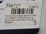 4-100 pc box Midway Factory Second Varmint 22 cal bullets