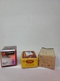 3 partial boxes 22 caliber bullets
