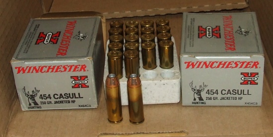 40 Rounds Winchester 454 Casull