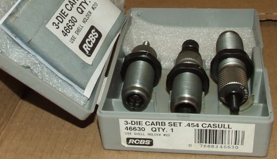 RCBS Carbide 3 Die Set .454 Casull