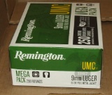 250 Rounds Remington 9mm Luger