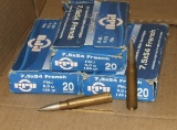 60 Rounds PPU 7.5X54 French