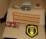 USSR Hat Badges, Patch, Ribbon Bar