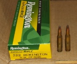 20 Rounds Remington 222 Rem