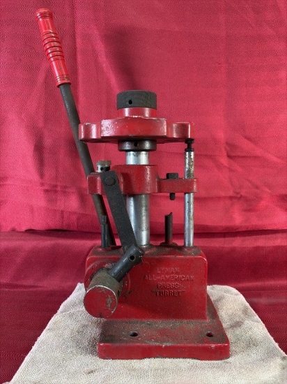 Vintage Red Lyman All-American Press “Turret”