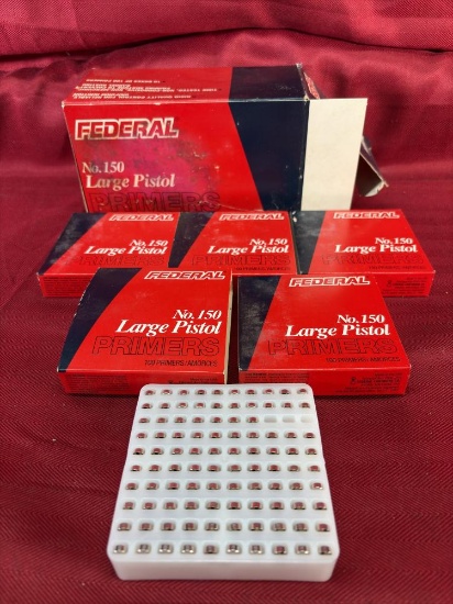 498 Large Pistol Primers Federal No. 150