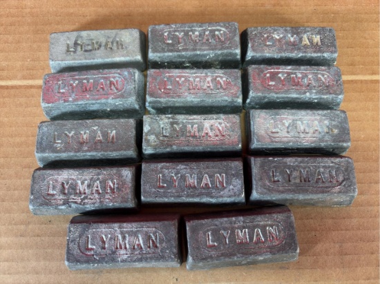 14 Lyman Lead Ingots