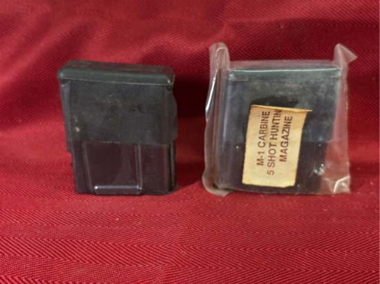 2 M-1 Carbine 5 Shot Hunting Magazines