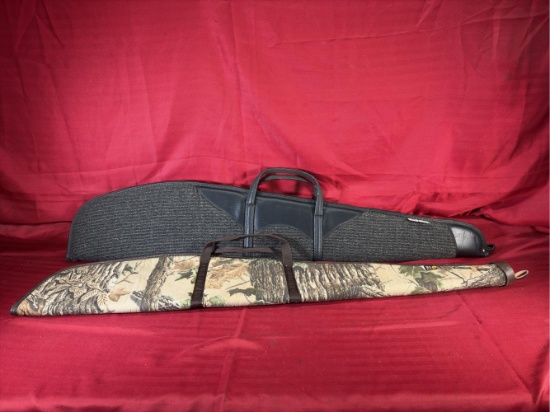 2 Soft Rifle/Shotgun Cases-Allen Realtree Camo & Black Sheep Black Tweed