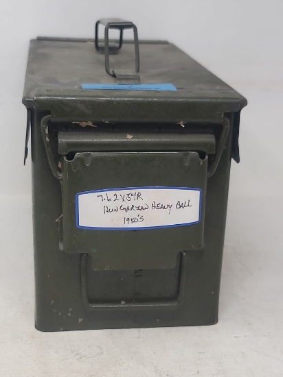 400 rnds 7.62x54 Heavy Ball in a 30 cal can