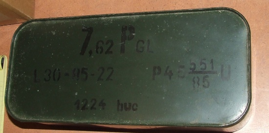 1224 Rounds 7.62 Nagant Pistol Ammo