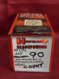 90 Hornady 45 CAL .440 Dia. Lead Round Balls-Muzzleloading #6040