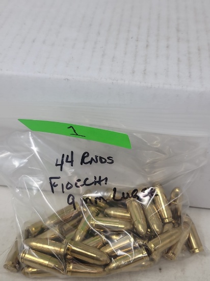 44 Rounds Fiocchi 9 MM Luger