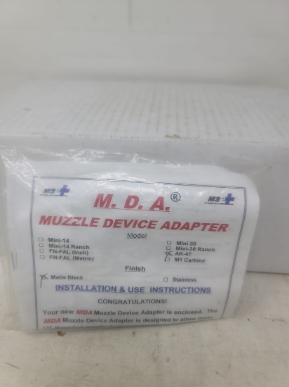 Ak 47 muzzle device adapter