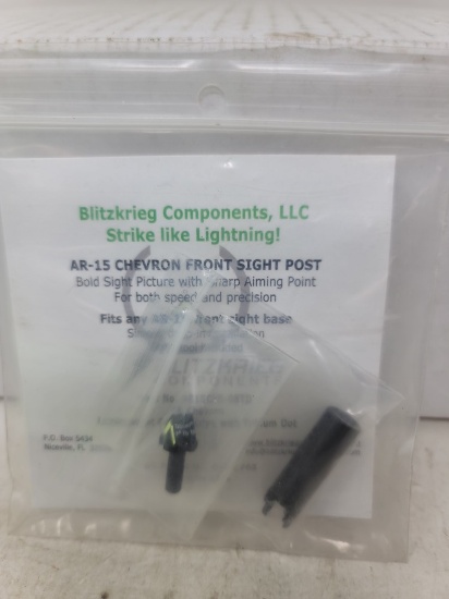 AR 15 Chevron front sight post