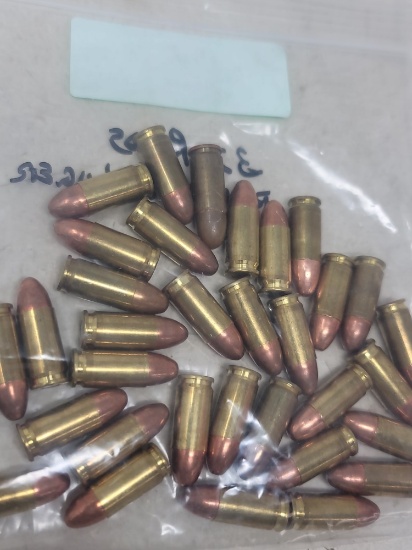 1 Bag Of 32 Rounds R-P  9 MM Luger