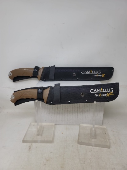 Set of 2 Camillus Carnivore X Survival knives