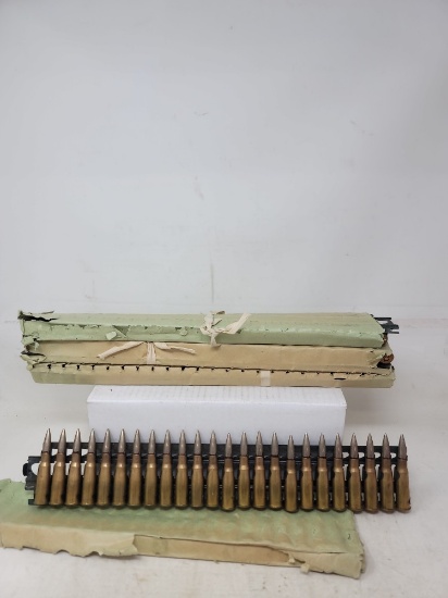 124 Rnds  8 MM French Lebel Hotchkiss On Clips