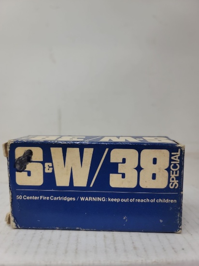 50 Rnd S & W 38 Special 158gr H.P.