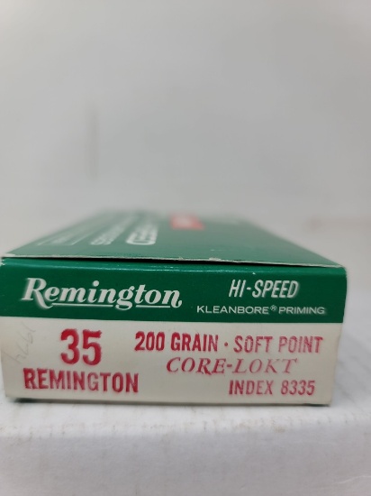 20 rnd box Remington 35 Rem 200Gr SP