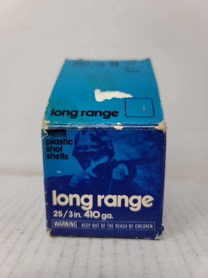 25 Rnd Box Long Range  410 Ga.  3"  6 Shot Plastic Shot Shells