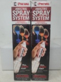 2 Preval spray systems