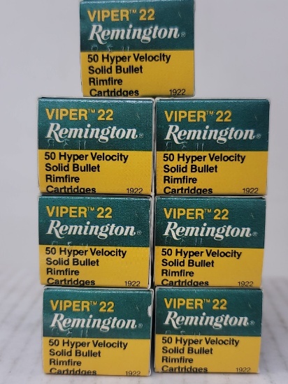 5-50 rnd box Remington Viper 22 Solid Bullet