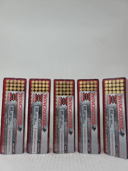 5-100 rnd box Winchester 22lr Small Game