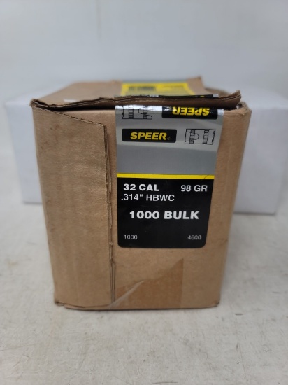 Approx 500+ Speer 32 caliber 98gr HBWC
