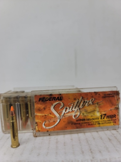 27 rnds Federal Spitfire 17 HMR