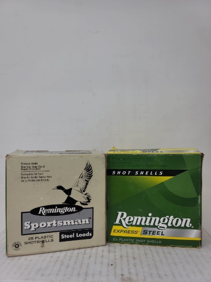 2-25 rnd box Remington 12ga Steel Loads 4 shot