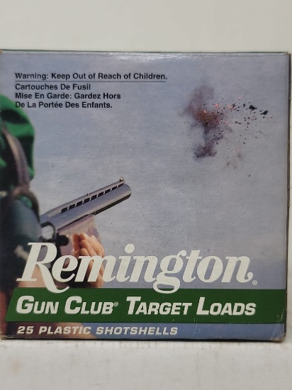 25 rnd box Remington Gun Club 12ga 9 shot