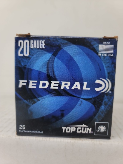 25 rnd box Federal 20ga 9 shot