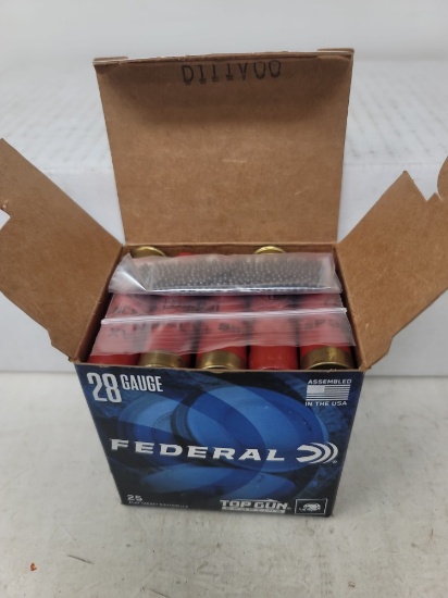 25 rnd box Federal 28ga 9 shot