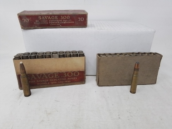 2-20 rnd box vintage 300 Savage