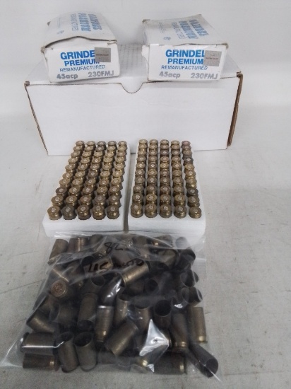 182 pcs assorted 45 auto brass