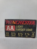25 rnd box Winchester AA Light Target 12ga 8 shot