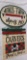 2 Hanging wood signs