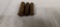 3 empty brass shot shells (12, 20 and 28 ga)