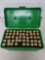 Green plastic MPM box 375 H&H new brass